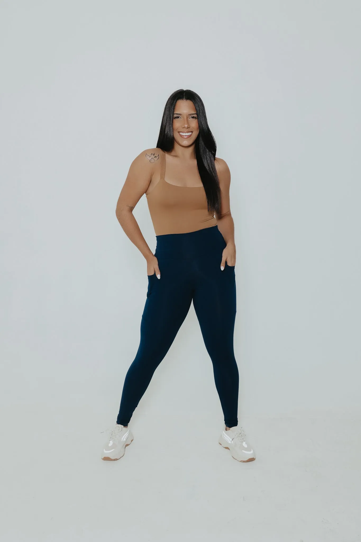 Eva with pockets- Navy