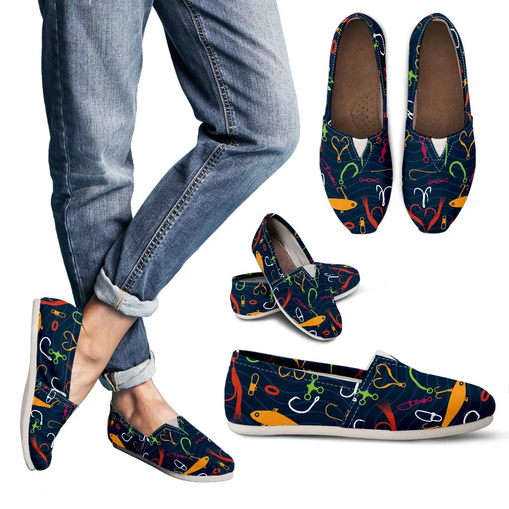 Fishing Women's Casual Canvas Shoes