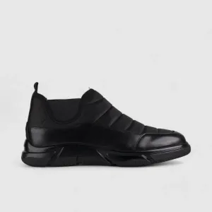Formales Casual Sneaker Boot Black  175-C27