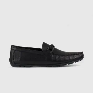 Formales Leather Loafers Black 6019-18