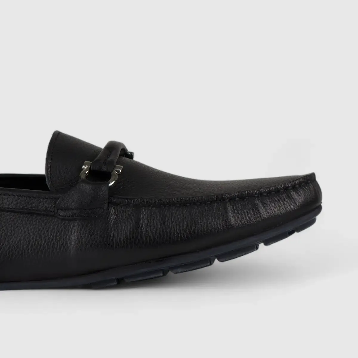 Formales Leather Loafers Black 6019-18