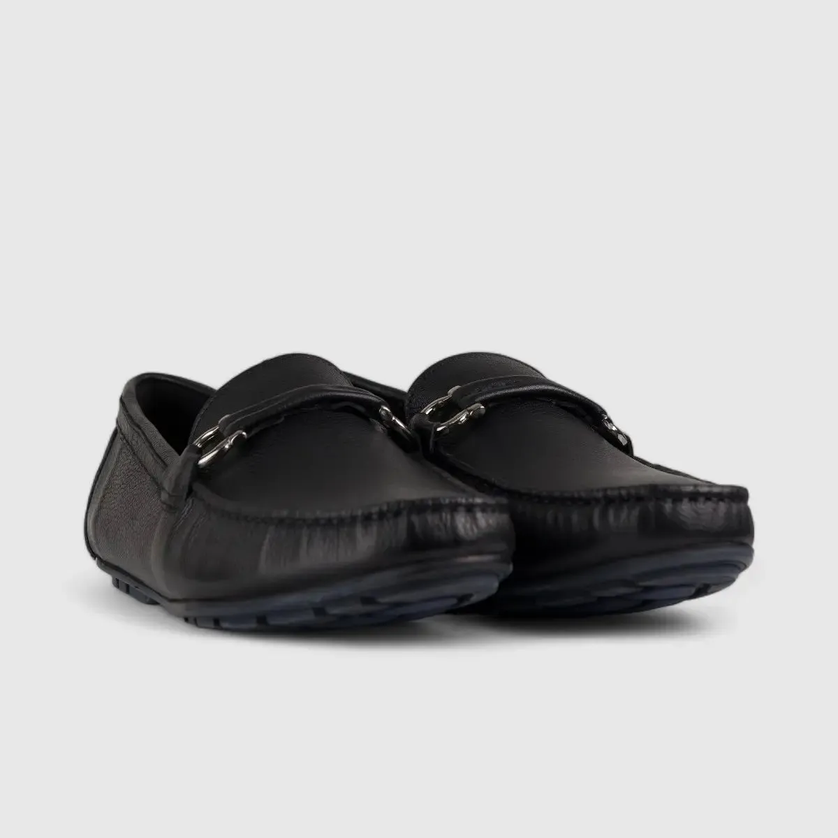 Formales Leather Loafers Black 6019-18