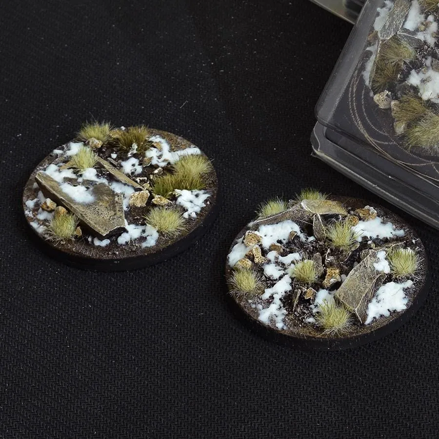 Gamers Grass - Winter Bases, Round 60mm (x2)