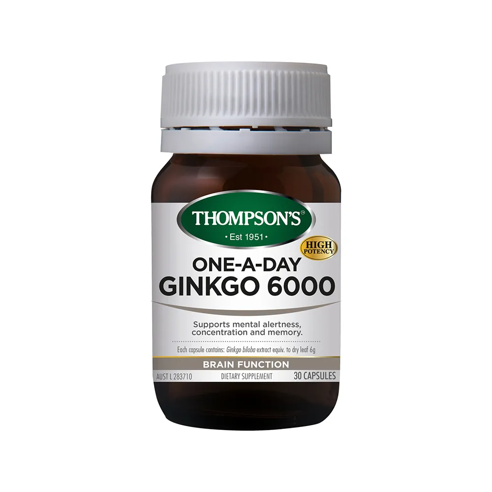 Ginkgo 6000 One-A-Day 30 capsules