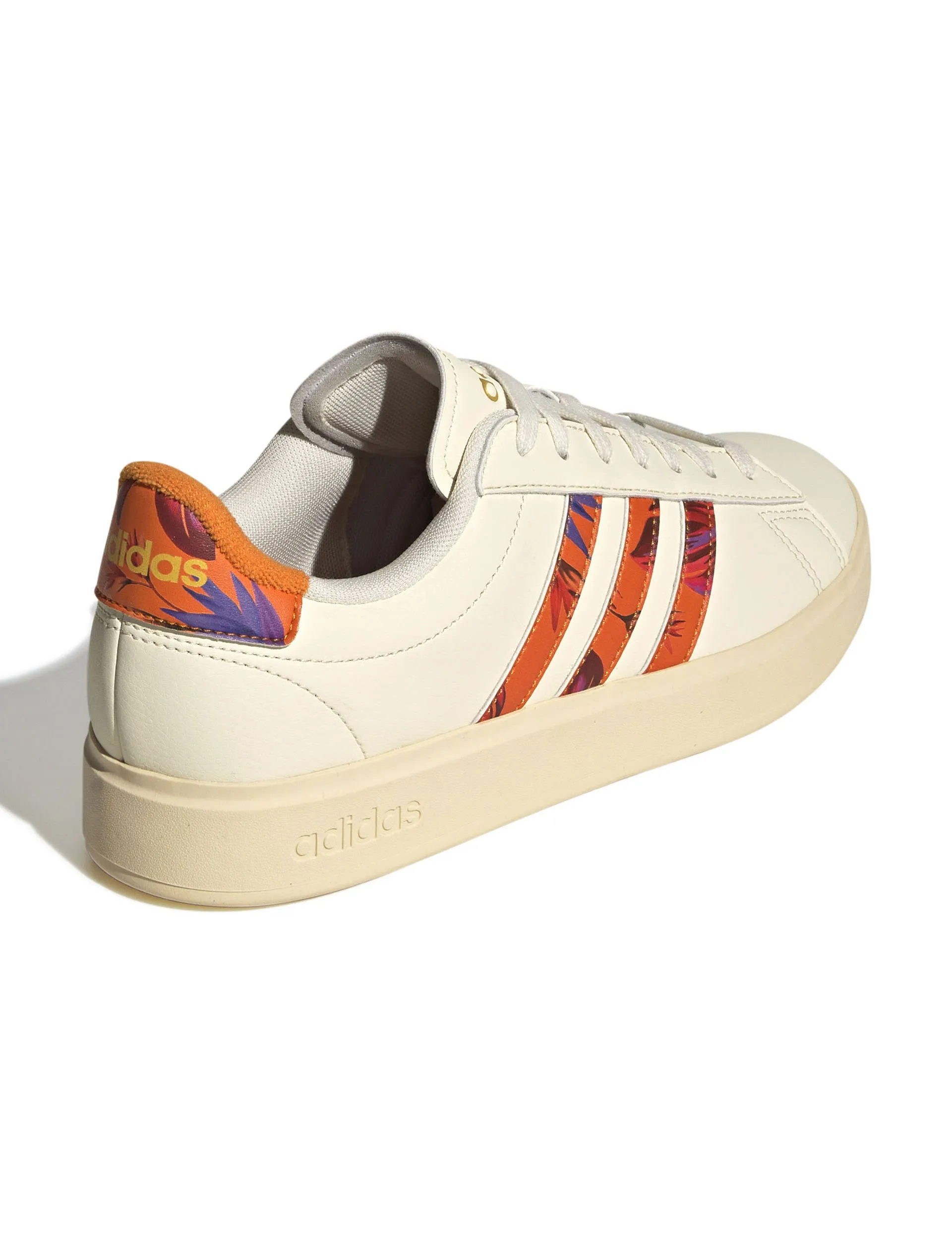 Grand Court 2.0 Shoes - Cream White/Warm Vanilla/Gold Metallic