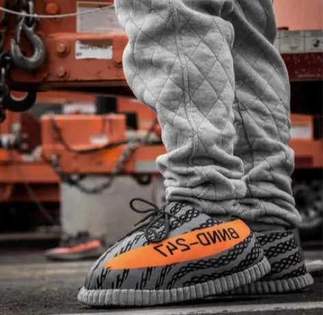 Grey Orange Sneaker Slippers – Soft and Stylish Comfort