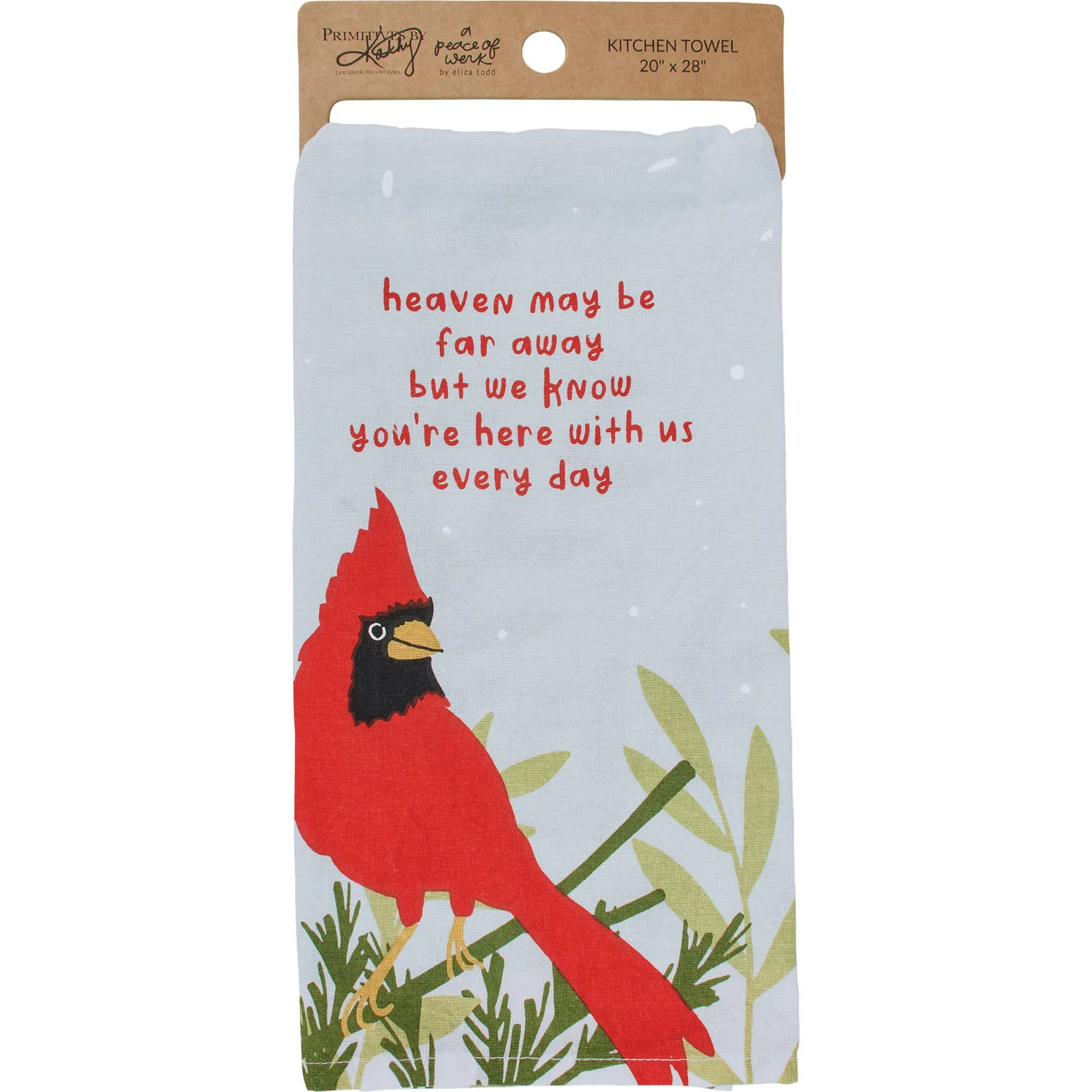 Here With Us Every Day Kitchen Towel
