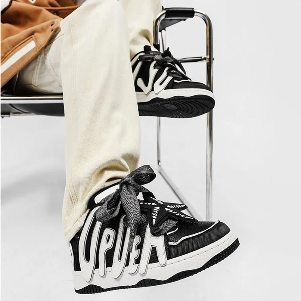 High Street Star Trend Patchwork Casual Shoes