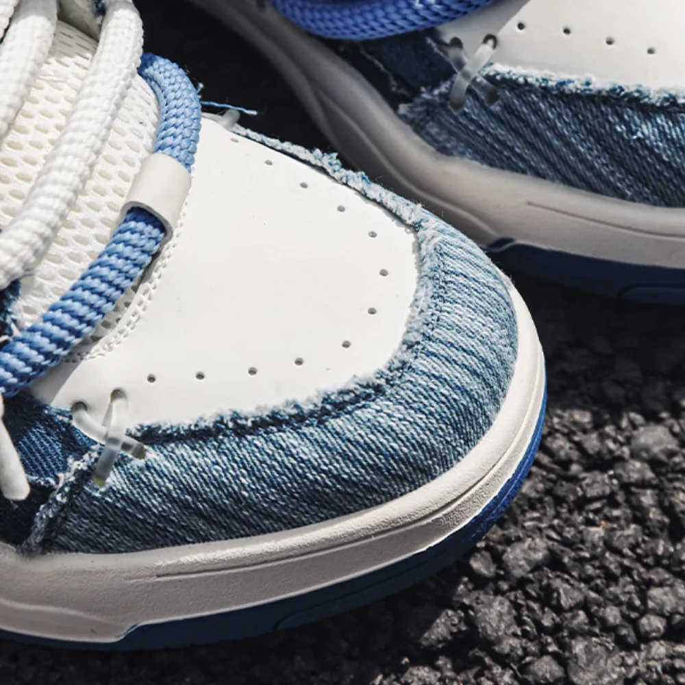 Hip Hop Cartoon Monster Stitching Casual Shoes