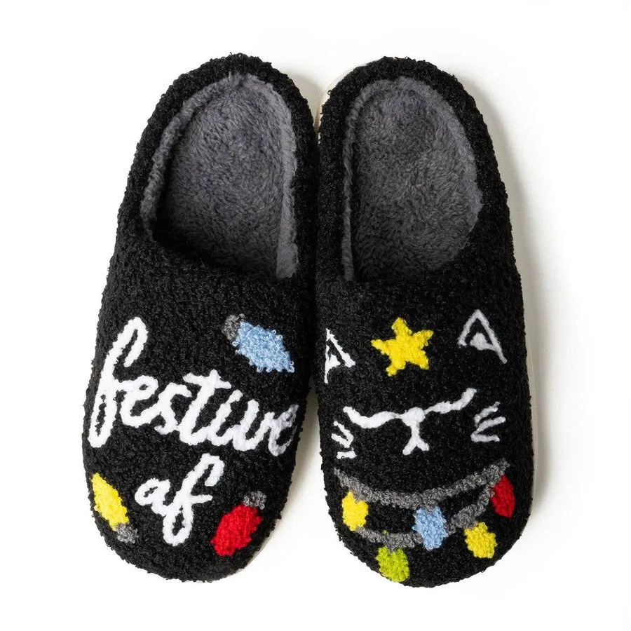 Holiday Lounge Out Loud Comfy Slippers