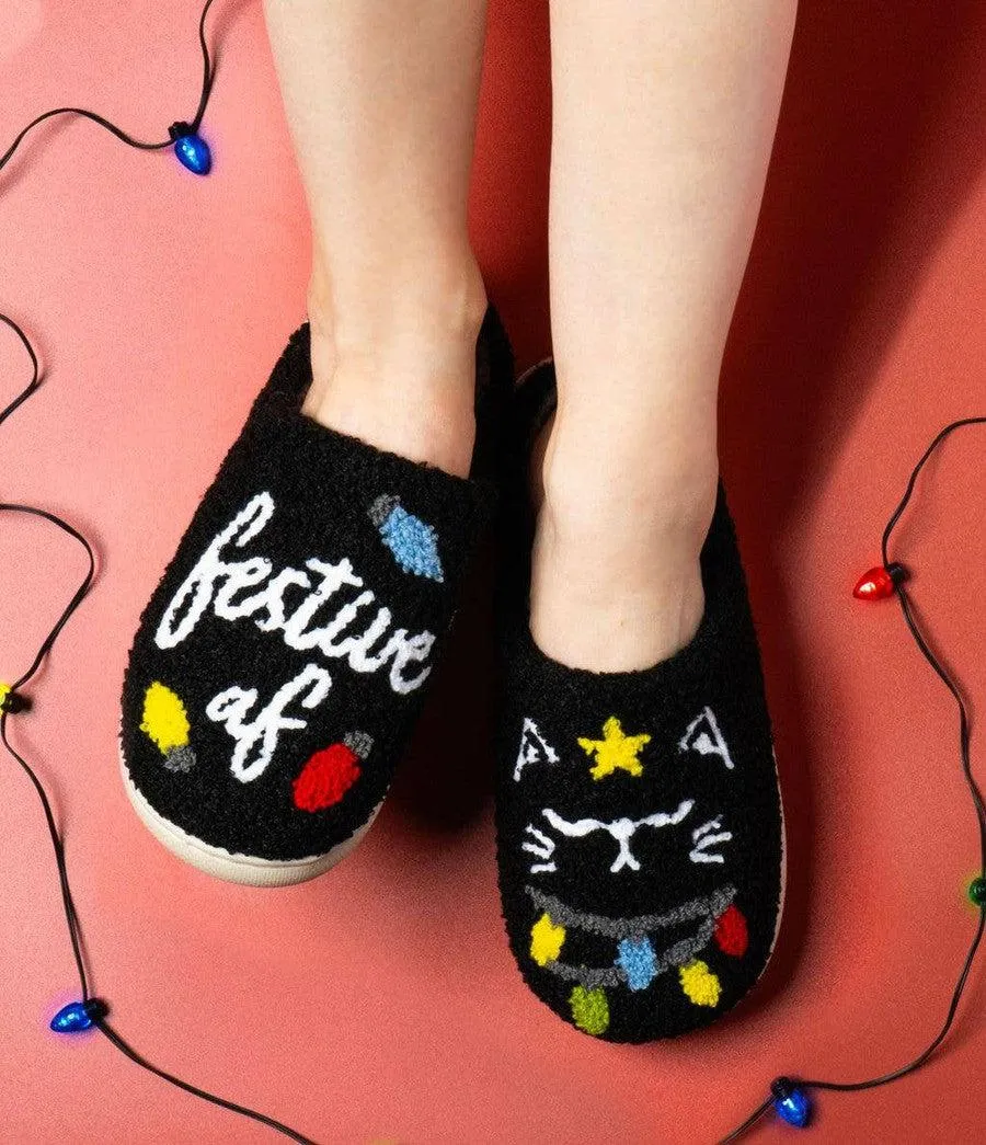 Holiday Lounge Out Loud Comfy Slippers