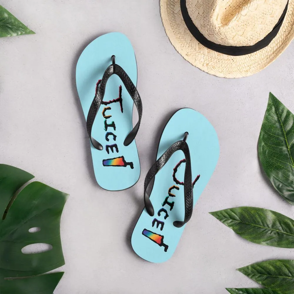 Juice Flip Flops - Aqua