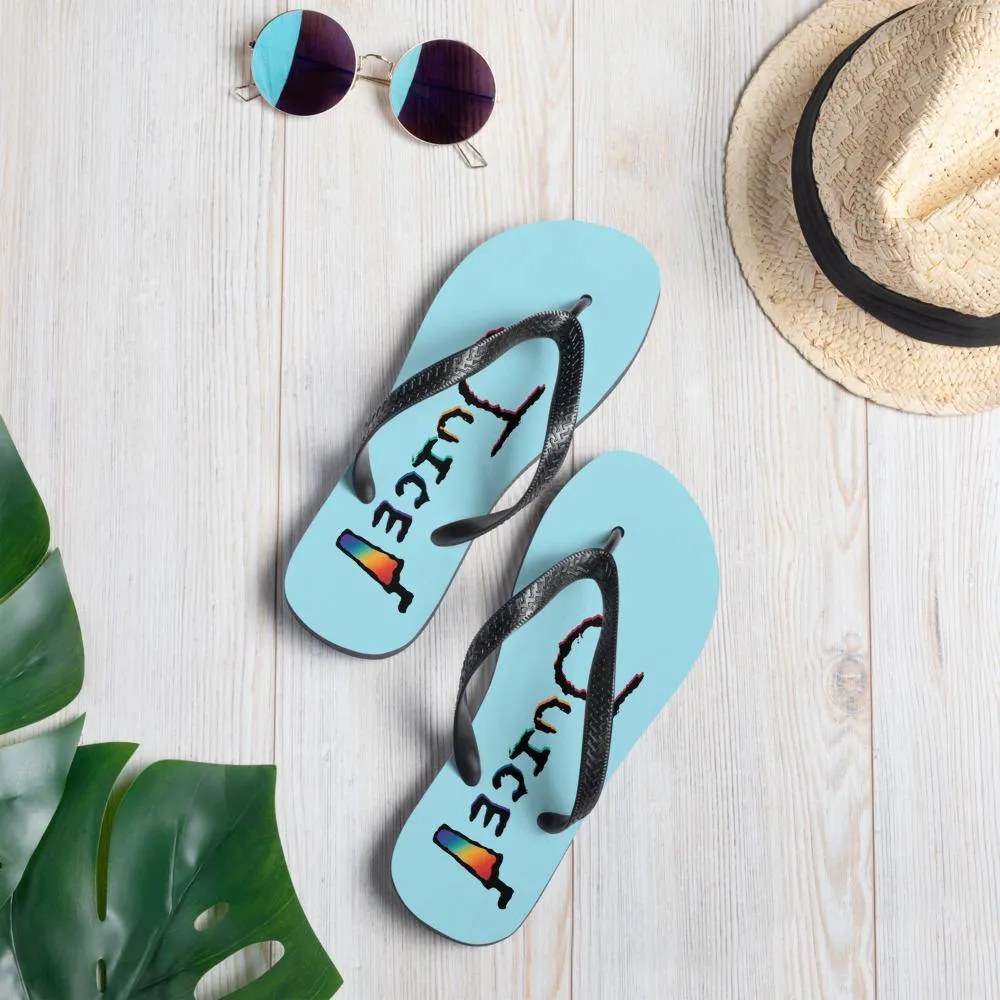 Juice Flip Flops - Aqua