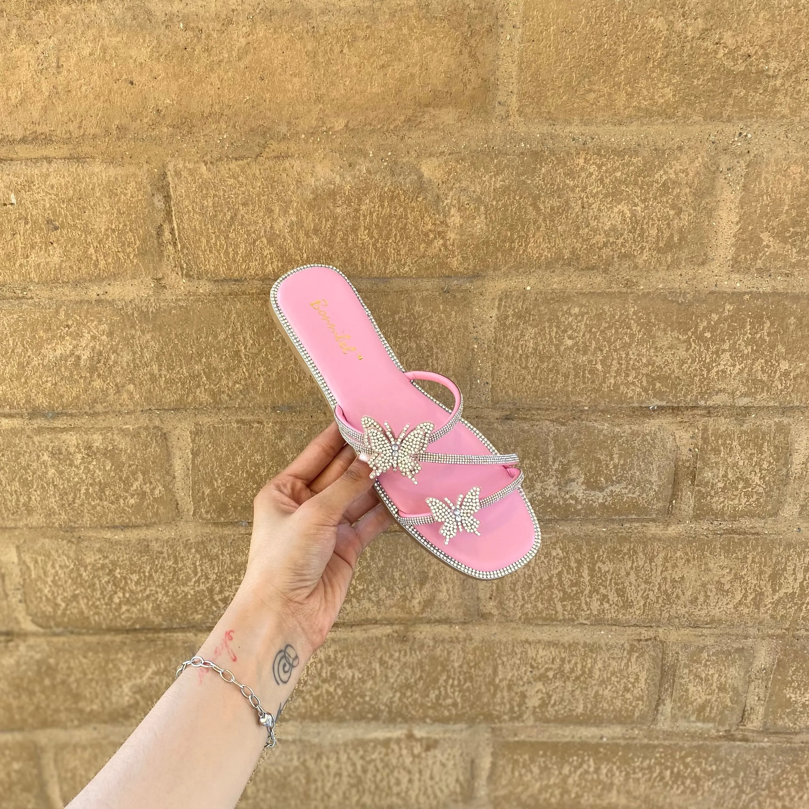 Julia Butterfly Sandals (Pink)