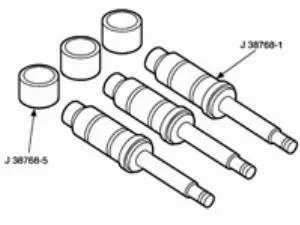 Kent-Moore J-38768-A Detroit Diesel Compression Adapter Set