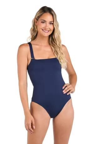 La Blanca Luxe Over The Shoulder One Piece
