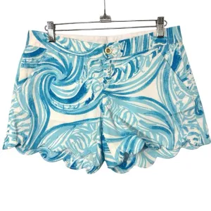 Lilly Pulitzer The Buttercup Shorts in Blue and White  Size 0