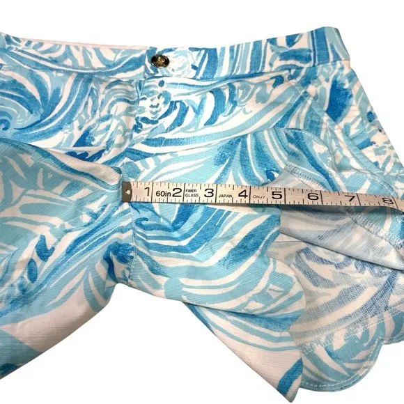 Lilly Pulitzer The Buttercup Shorts in Blue and White  Size 0