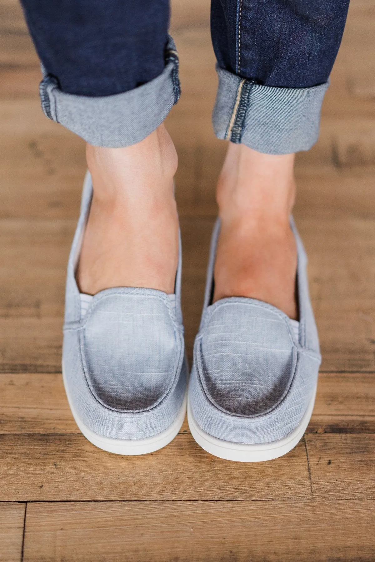 Mackerel Slip On Shoes - Denim