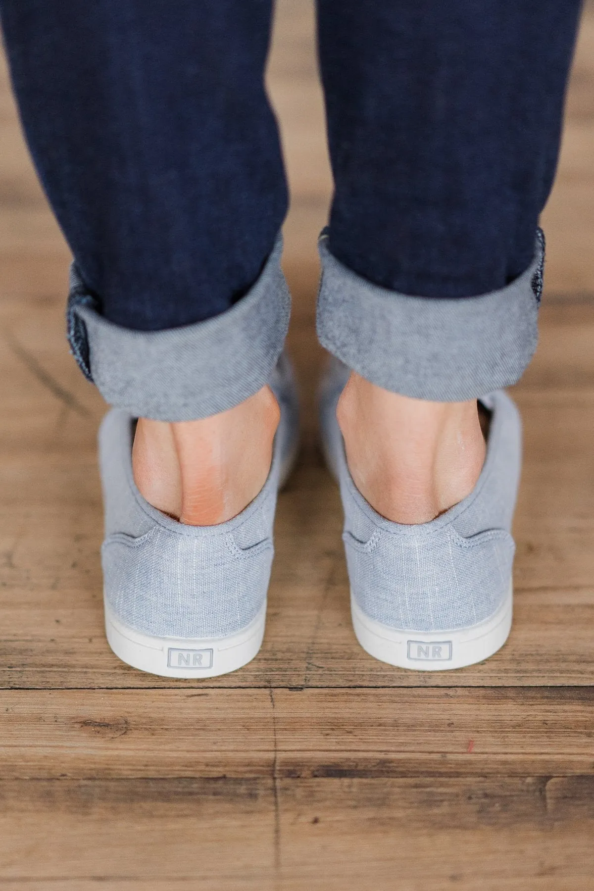 Mackerel Slip On Shoes - Denim