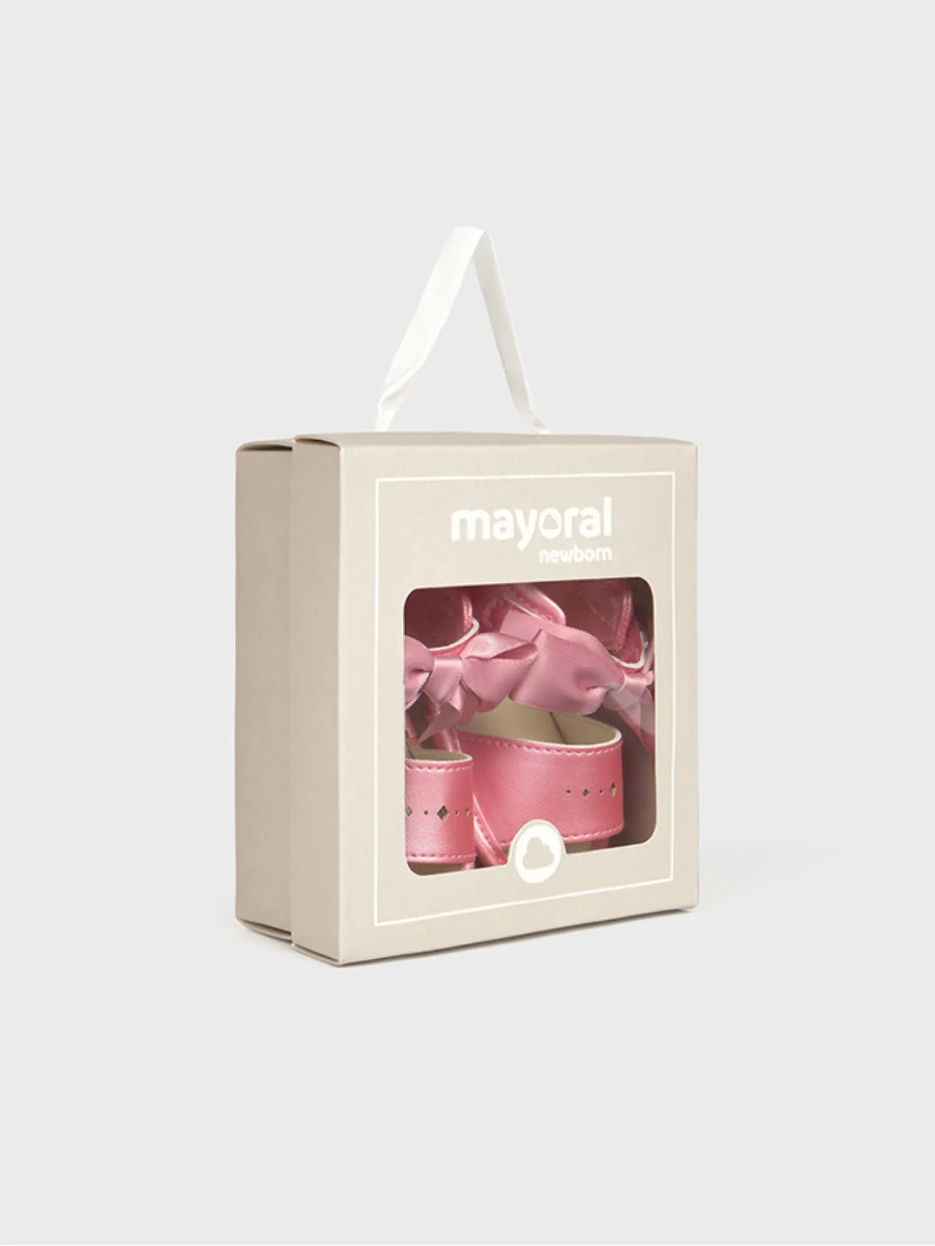 Mayoral Baby Pink Sandals With Bows - Sakura