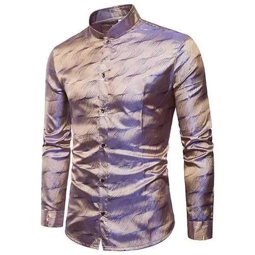 Men Glossy Stylish Shirt