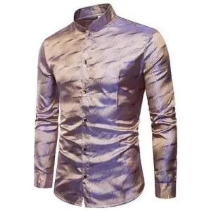 Men Glossy Stylish Shirt