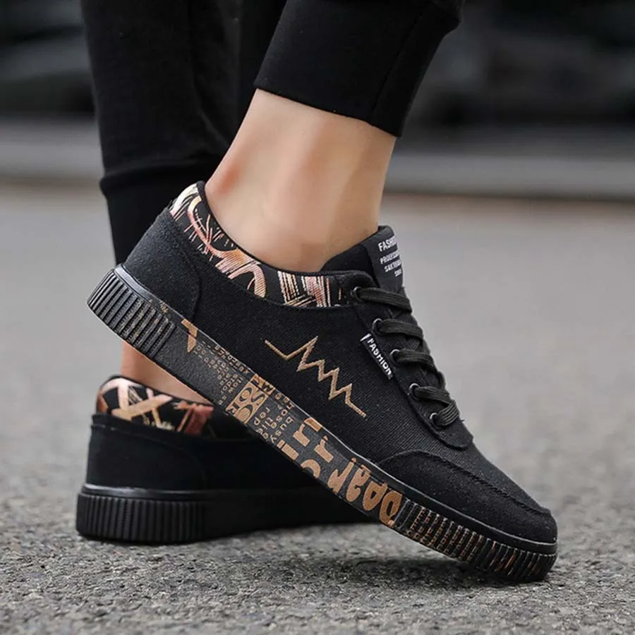 Men'S Comfortable Personality Versatile Canvas Shoes