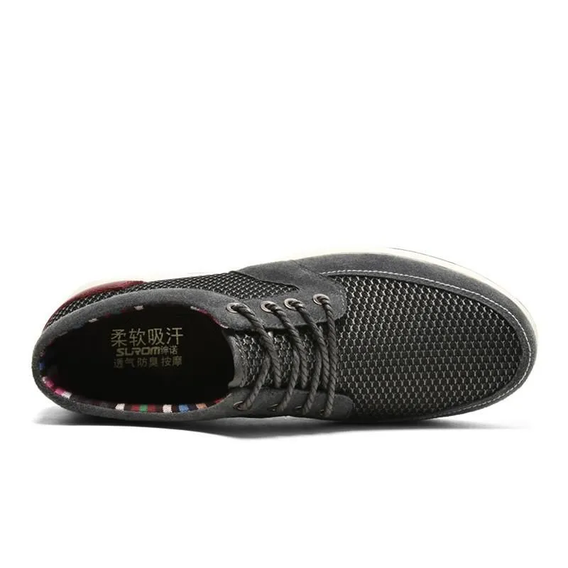 Men's Low Cut Suede Patchwork Shoes