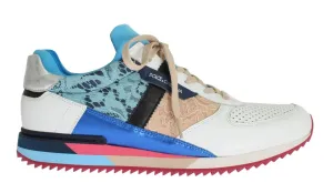 Multicolor Leather Lace Sport Sneakers