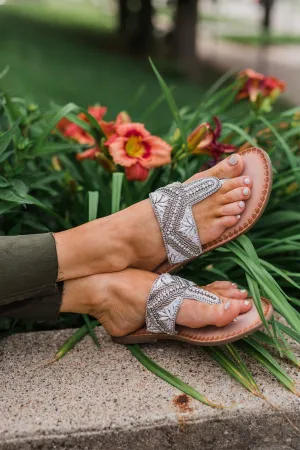 Naughty Monkey Amare Sandals- White