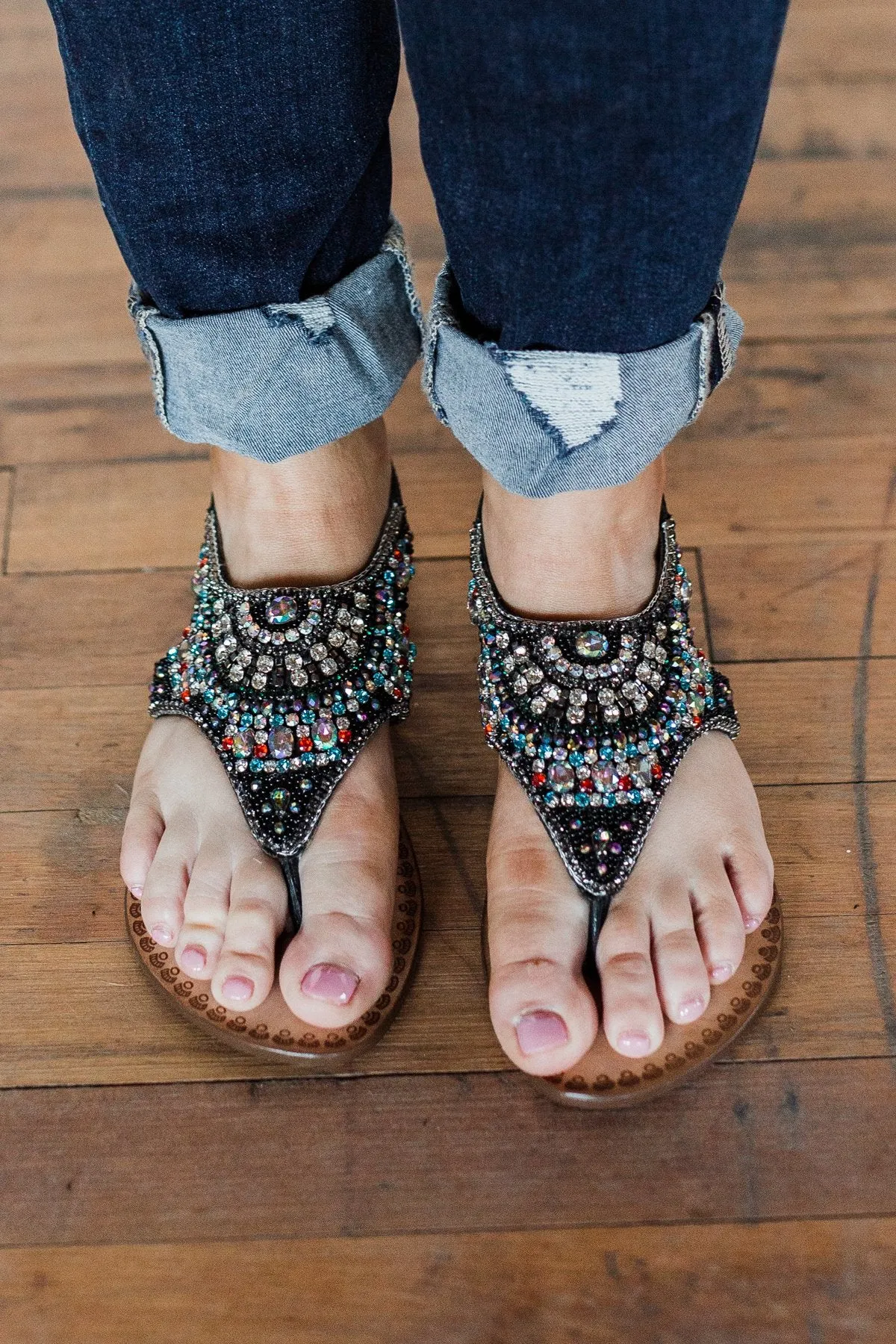 Naughty Monkey Ice Berg Sandals- Black