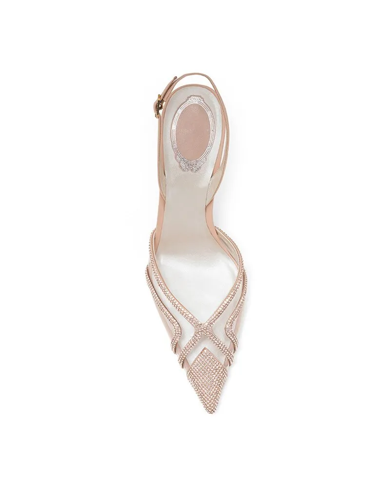 New Rhinestone Pointed Toe Women Sandals