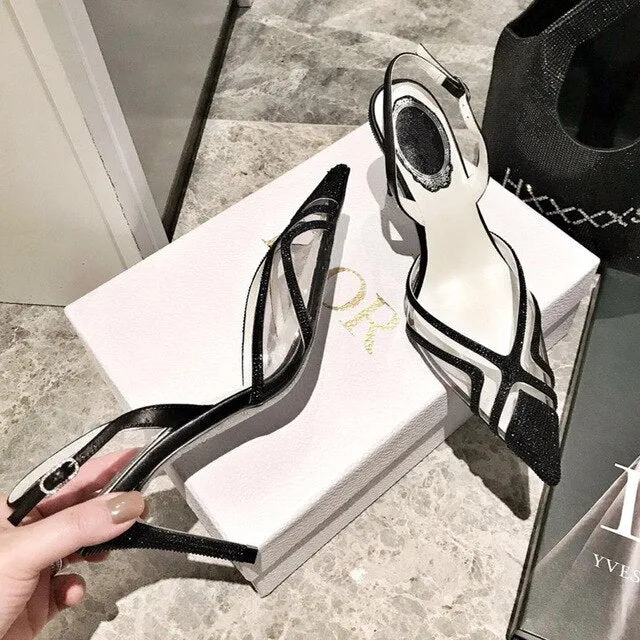 New Rhinestone Pointed Toe Women Sandals