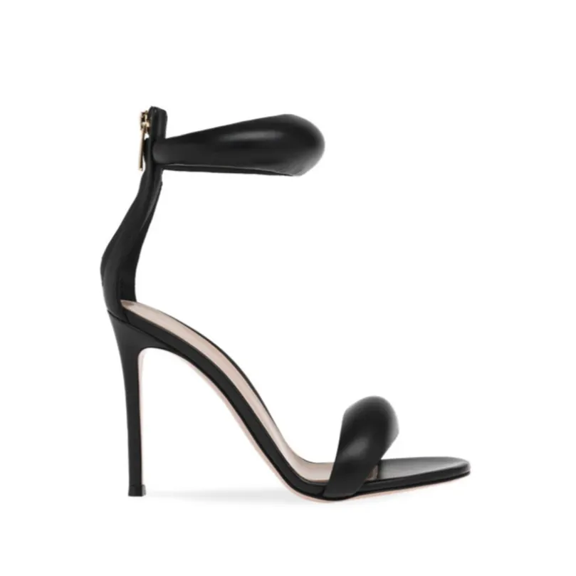 Open Toe High Heel Exaggerated Double Strap Sandals