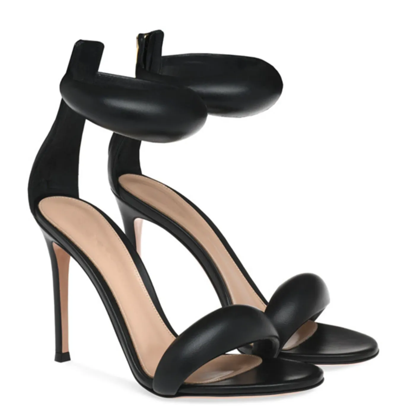 Open Toe High Heel Exaggerated Double Strap Sandals