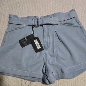 Paige Light Blue Denim Shorts