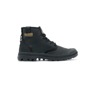 Palladium Pampa Hi Coated Mens Shoes - Black-74375 BLK