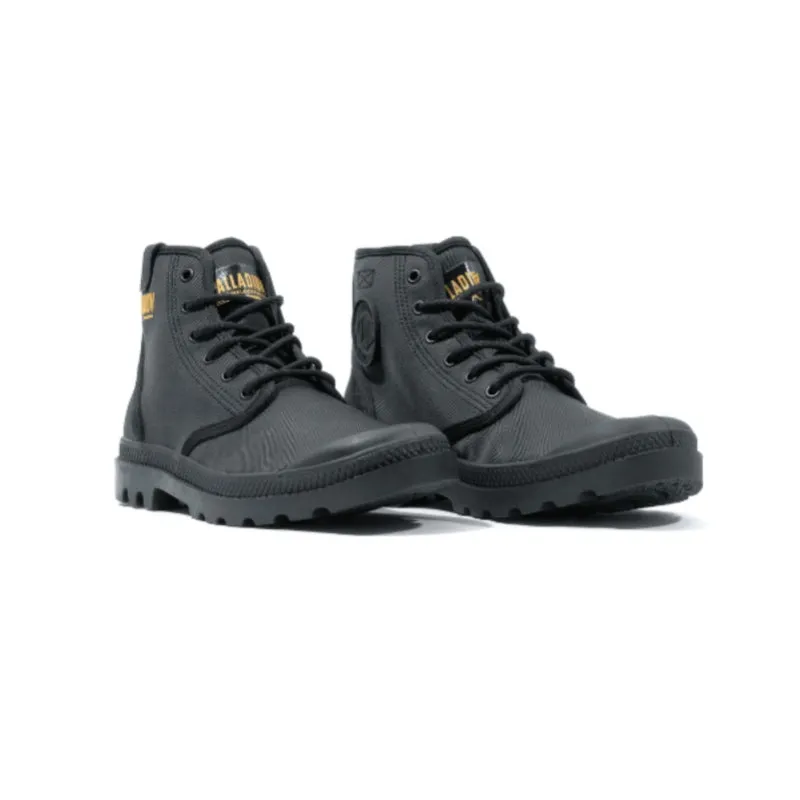 Palladium Pampa Hi Coated Mens Shoes - Black-74375 BLK