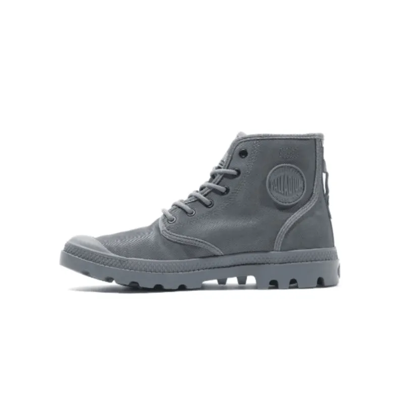 Palladium Pampa Hi Coated Mens Shoes - Dusk Grey-74375 DUG