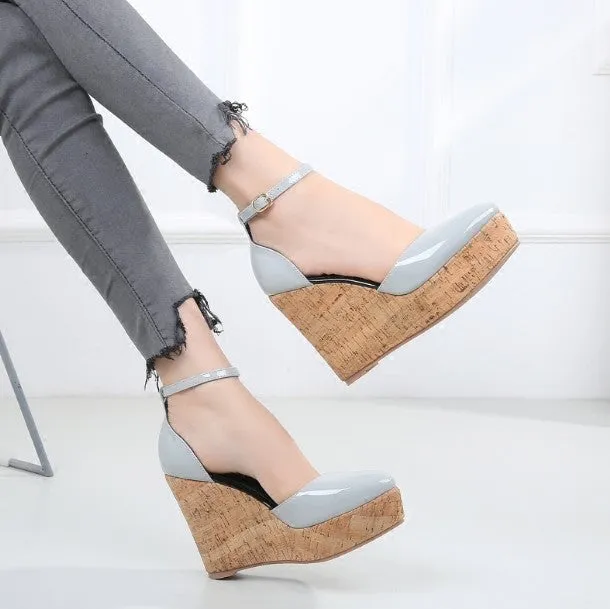 Petite Side Empty Wedge Heel Shoes DS228