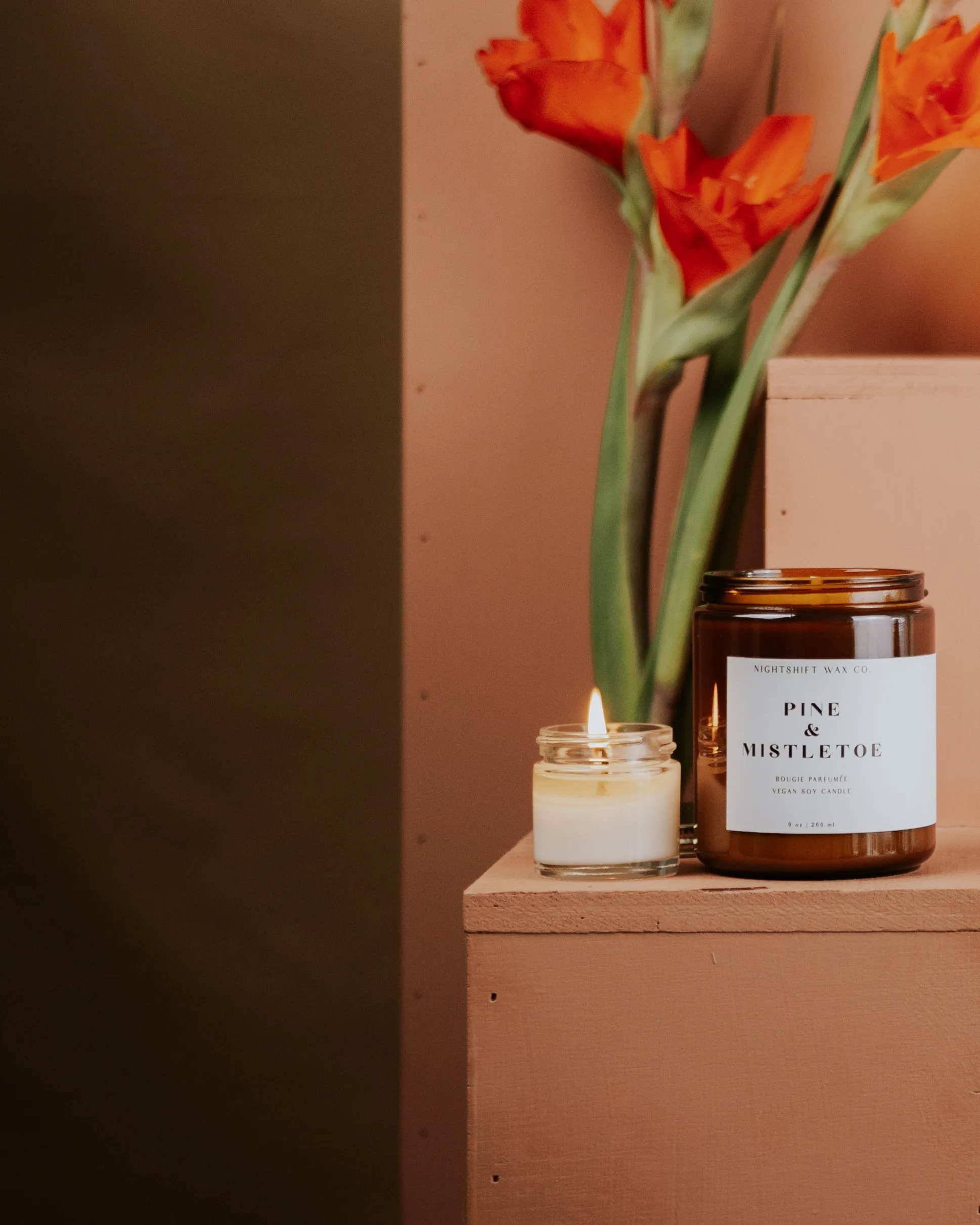 Pine & Mistletoe Soy Candle