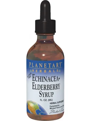 Planetary Herbals, Echinacea-Elderberry Syrup, 8 fl oz