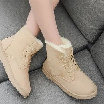 Plush Winter high-top Snow Boots