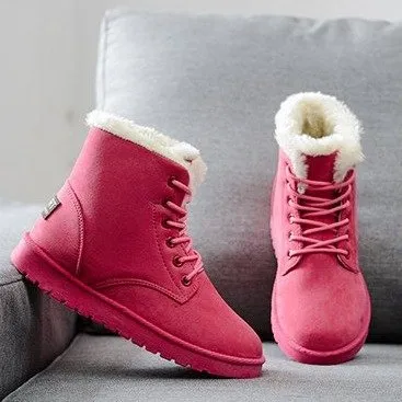 Plush Winter high-top Snow Boots