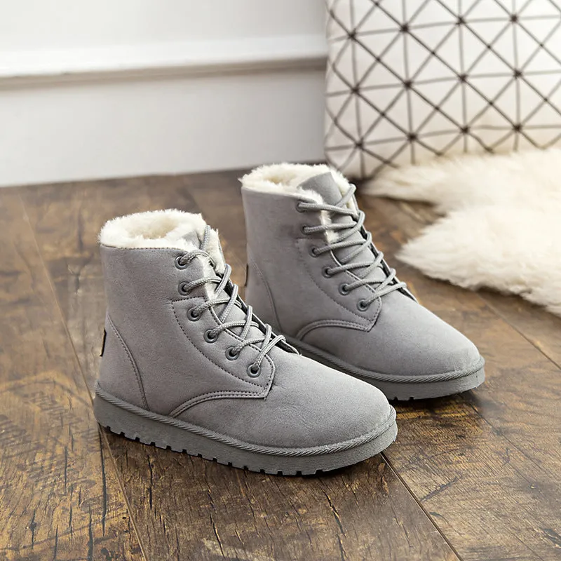 Plush Winter high-top Snow Boots