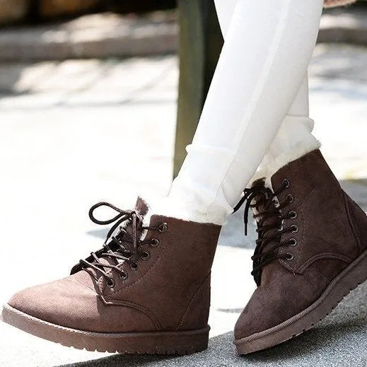 Plush Winter high-top Snow Boots