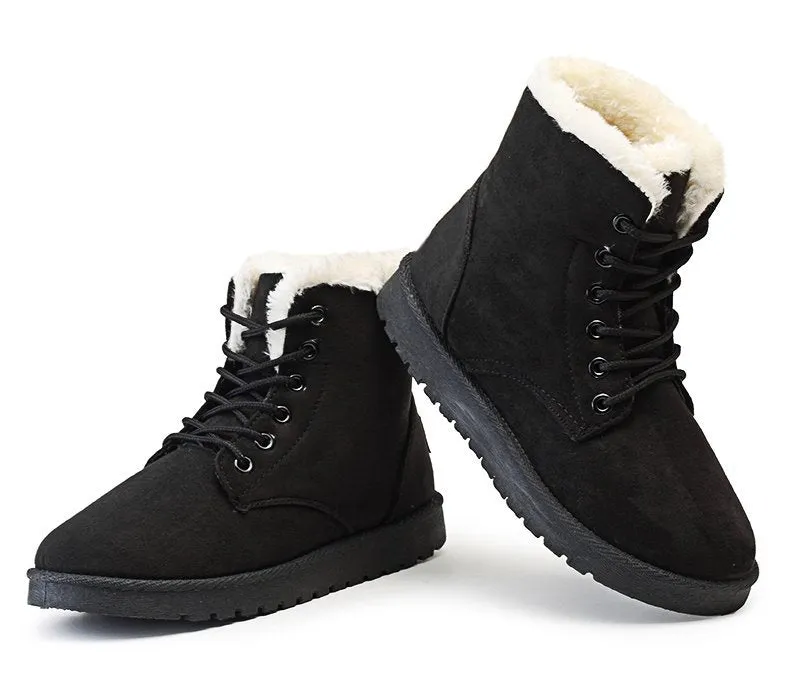 Plush Winter high-top Snow Boots