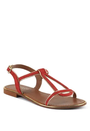 Rag & Co Feodora Flat Slip On Sandals