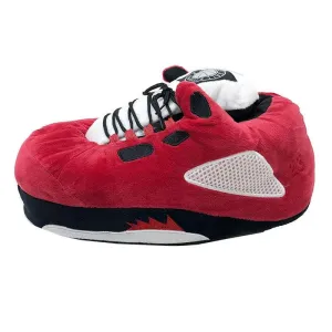 Red White Winter Slippers – Cozy & Stylish Indoor Footwear